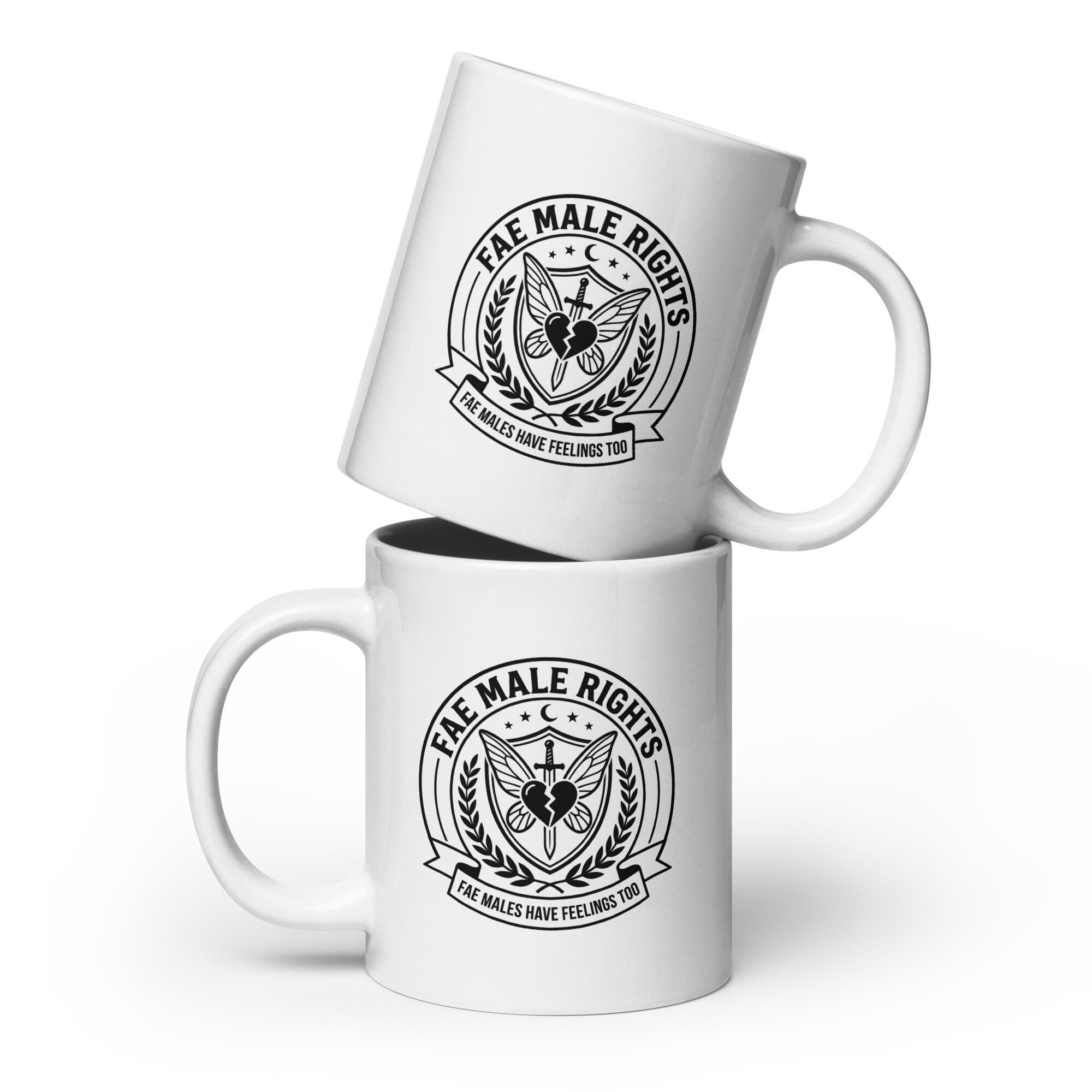 Fae Males Have Feelings Too Mug | Romantasy Reader Gift